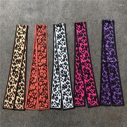 Scarves Square Cornered Leopard Pattern Tied Handle Slender And Narrow Ribbons Decorative Sca Bag Straps Women's