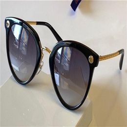 The latest style fashion design sunglasses 1043 big size cat eye color matching frame top quality fine print leg protection eyewea290c