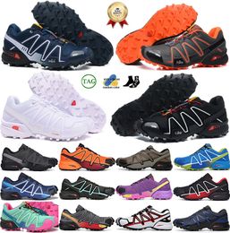 Speed Cross 3.0 Triple black orange white blue red yellow Pink Grey green speedcross cool trainers outdoor sports Hiking Running Shoes