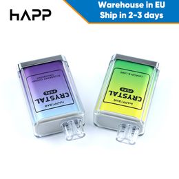 New Original Designer Happ Bar 6000 Puffs Disposable Vape Pen Crystal Bar 6k Puffs E-Cigarette 1500mAh Battery 12ml Flavoured 2% Mesh Vaper Puff