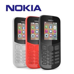 Original Refurbished Nokia 130 Dual Sim Mobile Phone Nostalgic Gift for Student old Man