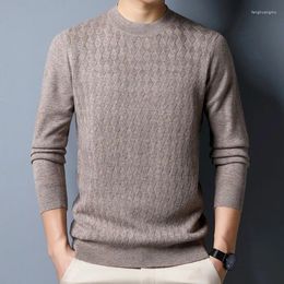 Men's Sweaters Men Tees Wool 2023 Autumn Winter Long Sleeve Male Pure Knitted Jumpers