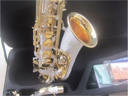 Japan Brand white saxophone Alto Sax A-992 E-Flat music instrument With case professional level