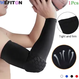 Knee Pads 1Pcs Elbow For Youth Adult Shooter Sleeve Honeycomb Non-Slip Arm Football Sport Collision Compression