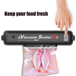 Food Vacuum Sealer Packaging Machine With 15pcs Bags Household Vacuum Food Sealing Machine Electric Vacuum Sealer Packer VT0938300i