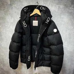 Luxury Designer Men's Fashion Jacket Classic Brand Down Parker Letter Coat Epaulets Popular Winter Warm Outdoors TBE2