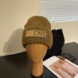 Knitted Fleece Hats Men Fashion Street Knited Hats Womens Mens Winter Warm Beanies Designer Bucket Hat Thickening Skull Caps Unisex Casual Fedoras