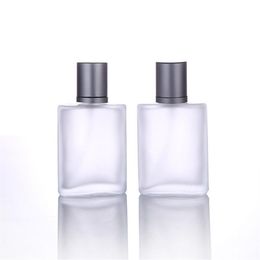 1Pcs 30 50ml Frosted Glass Refillable Spray Bottle Sprayable Empty Bottle Travel Size Portable Bottles Perfume Reuse2795