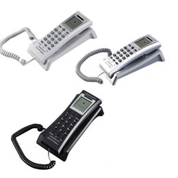 Telephones Mini Wall Phone Mount Telephone Desktop Corded Landline Fixed for Home el School Office y231215