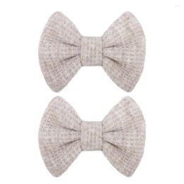 Hair Accessories Classical 2023 Waffle Fabric Exquisite Girl's Ponytail Barrette Wholesale DIY Bow Clip Headwear