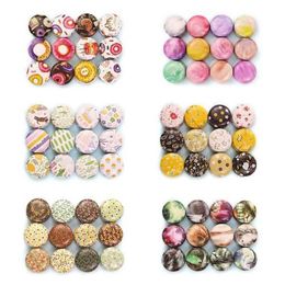 12pcs Mini Elegant Flower Tin Box DIY Candle Jar Balm Round Empty Case Portable Lipstick Spices Storage334n