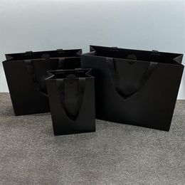 Orange Original Gift Paper bag handbags Tote bag high quality Fashion Shopping Bag Whole cheaper C01246f