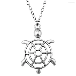 Pendant Necklaces 1 Piece 56x37mm Tortoise Charms Necklace For Women Drop Supplier Pendants Female Gift