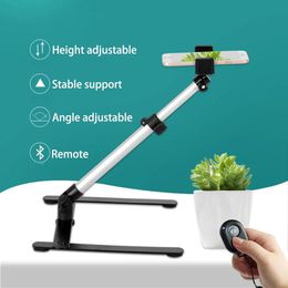Holders Desktop Tripod for Phone Smartphone Overhead Phone Stand for Video Shooting Table Tripe for Mobile Overhead Tripod for Streaming