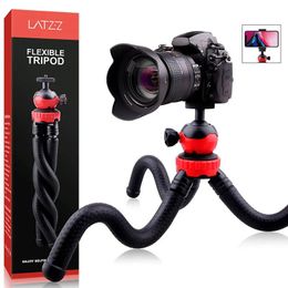 Holders Octopus Flexible Tripod Stand for Phone Holder DSLR Photography Camera Capture Screw with Ballhead Cold Shoe Clip Vlogging Kit