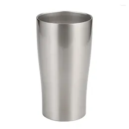 Mugs UPORS 350ml Beer Mug 304 Stainless Steel Double Walled Vacuum Insulated Water Cup Leak Proof 12oz Tumbler Keep Drink & Cold