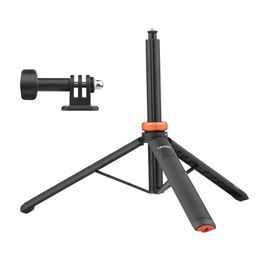 Accessories UURIG TP03 Sports Camera Selfie Stick Tripod Stand 122cm 1/4In for Smartphone Action Camera Vlog Live Streaming Video Recording