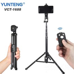 Accessories 3 in 1 Yunteng Bluetooth Remote Shutter Portable Handle Selfie Stick Mini Table Tripod For IOS Android Iphone Samsung Gopro