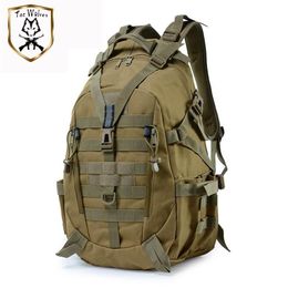 3D Army Tactical Backpacks Waterproof Molle Outdoor Climbing Bag 6Color Camping Hiking Hunting Military Backpack Rucksack238R