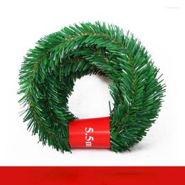 Decorative Flowers 5.5m DIY Christmas Wreath Artificial Rattan Outdoor Indoor Decoration Tree Ornaments