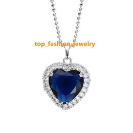 43168 xuping jewelry New Style Royal Charm Mother's Day Gift Luxury Elegant Ocean Heart Necklace