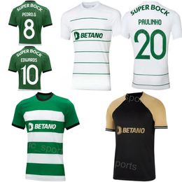 Men Sporting Club Team CP Lisbon 8 GONCALVES Soccer Jerseys 11 SANTOS 26 DIOMANDE 47 ESGAIO 5 MORITA 9 GYOKERES 20 PAULINHO EDWARDS Football Shirt Kits Uniform 23/24