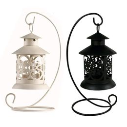 Candle Holders 1pc European Vintage Metal Birdcage Lantern Candle Holder Garden Night Outdoor Tea Light Wedding Home Table Decoration Holder 231215