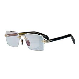 hot mens womens fashion sunglasses frames for men & women DB7109 retro eyewear can do prescription glass come with original case popular rimless simple eyeglasses