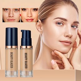 Foundation 6ml Matte Liquid Foundation Cream Smooth Long Wear Oil-Control Face Foundation Full Coverage Concealer Waterproof Contour Makeup 231215