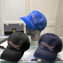 22SS Letters Embroidery Mens Women Designer Caps Fahsion Street Cap With Sea Waves 4 Season Sun Hat Casquette Hats286A