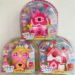 Other Toys House Kawaii Castle Scene PlayHouse Toy Boy Girl Kids Birthday Gift 231215