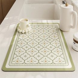 Table Mats Square Desktop Oil Absorption Non-slip Water Household Tools Mat Technology Cloth Nordic Simple Style