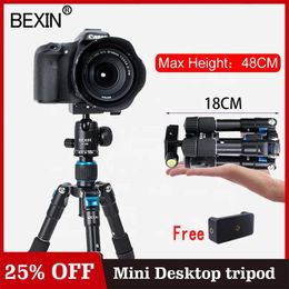 Accessories Camera holder mini tripod flexible mount travel tripod mobile phone stand for the dslr camera pnone on the table with 1/4