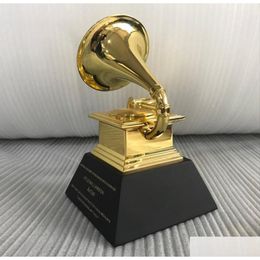 Arts And Crafts Grammy Award Gramophone Exquisite Souvenir Music Trophy Zinc Alloy Nice Gift For The Competition Shi8767112 Drop Del Dhec8