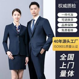 Men's Suits 2023 Winter Navy Blue Suit Overalls Business Wear