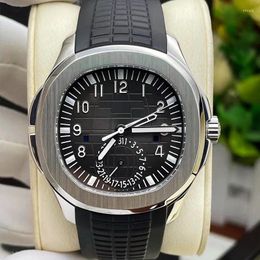 Wristwatches Luxury Rubber Strap Watch Men's Fully Automatic Mechanical Luminous Waterproof Durable Top Quality Men Women Wrist