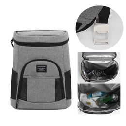 Thermal Cooler Insulated Picnic Bag Functional Pattern For Work Climbing Travel Backpack Lunch Box Bolsa Termica Loncheras278S