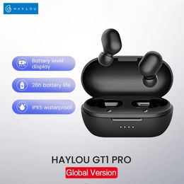 Earphones Haylou Gt1 Pro Long Battery Hd Stereo Tws Bluetooth Earphones, Touch Control Wireless Headphones with Dual Mic Noise Isolation
