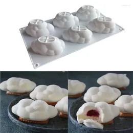 Baking Moulds 6 Even Cloud Silicone Mould Kitchen DIY Mousse Cake Decoration Dessert Pudding Chocolate Bubble