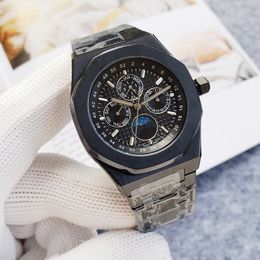Mens Watch Luxury Fashion Mens All Steel Band Automatic Movement Watch High quality All dial Mechanical Automatic Date Watch 42MM