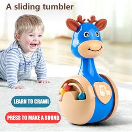 Rattles Mobiles Tumbler toy infant 0 6 months and more than 1 year old baby learn to climb puzzle early education born children 231215