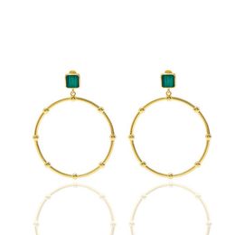 luxury jewelry women designer errings gold malachite hoop huggie ins fashion earrings and diamond clavicle chain jewelry suits248x