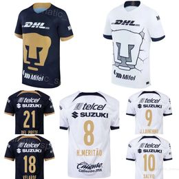 Men UNAM Club Team 8 TABO Soccer Jersey 19 FERNANDEZ 12 HUERTA 15 RIVAS 10 SALVIO 16 ALDRETE DEL PRETE 9 DINENNO 2 BENNEVENDO 6 SILVA Football Shirt Kits High/Top 23/24