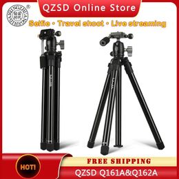 Holders Tripod for Phone Lightweight Camera Stand with Handle Ballhead Mini Phone Tripod Photography For Mobile Phone Camera Q161A Q162A