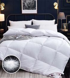 Comforters sets 3D Bread Soft Goose Down Comforter Duvet Winter Autumn Blankets Feather Bed Quilted Quilt Blanket Single Full Double King Size 231215