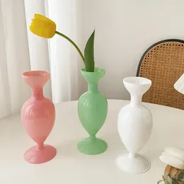 Vases Multifunction Acrylic Flower Vase Decorative Lant Organisation Holder School Office For Wedding Birthday Year Decoration