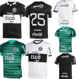 Men Olimpia Club Team 3 SILVA Soccer Jerseys 28 ROMERO 15 GAMARRA 29 SALAZAR 7 FERNANDEZ 25 GONZALEZ 24 MONTENEGRO FERNANDO BRUERA Football Shirt Kits Uniform 23/24