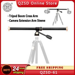 Holders 61cm/24" Tripod Boom Cross Extension Arm Horizontal Rod Camera Mount MultiAngle Centre Cross Arm with Locking System QZSD