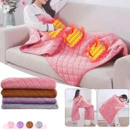 Electric Blanket 5V USB Large Electric Blanket Powered By Power Bank Winter Bed Warmer USB Heated Blanket Body Heater Bed Warmer Machine 231216