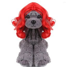 Dog Apparel Cute Pet Wig For Dogs/cats Attractive Wavy Comfortable Cosplay Headdress Dogs Cats Non-deformation